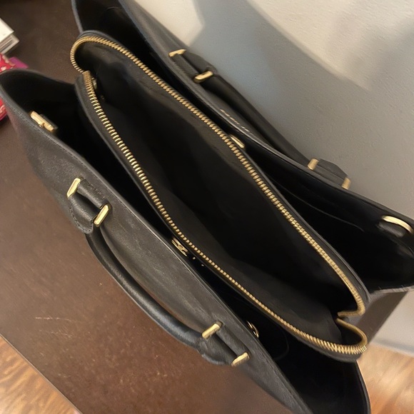 Michael Kors Black Saffiano Satchel - Picture 5 of 7